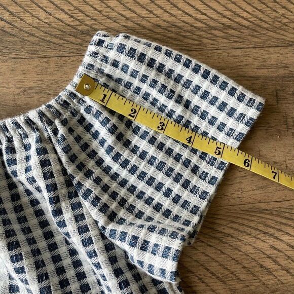 Zara Trafaluc Blue and White Crop Top‎ - Picture 6 of 8